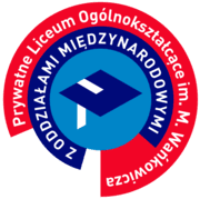 Prywatne Liceum Ogólnokształcące im. Melchiora Wańkowicza logo